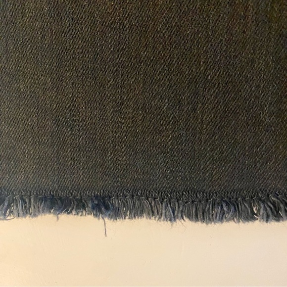 Nasty Gal High-Waisted, Frayed-Hem Black Mini Skirt NWT - Picture 8 of 10